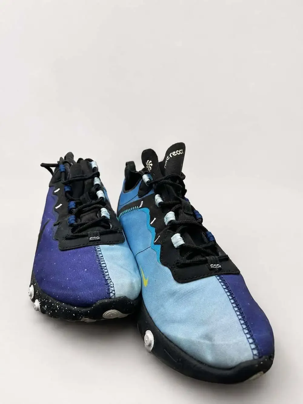 Nike React Element 55 Equinox Day Night Sneakers Blue Void/Black Men’s size 8